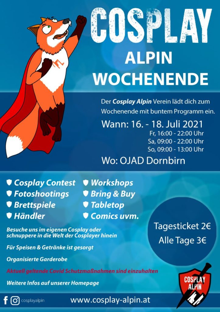 Das Cosplay Alpin Wochenende in Österreich