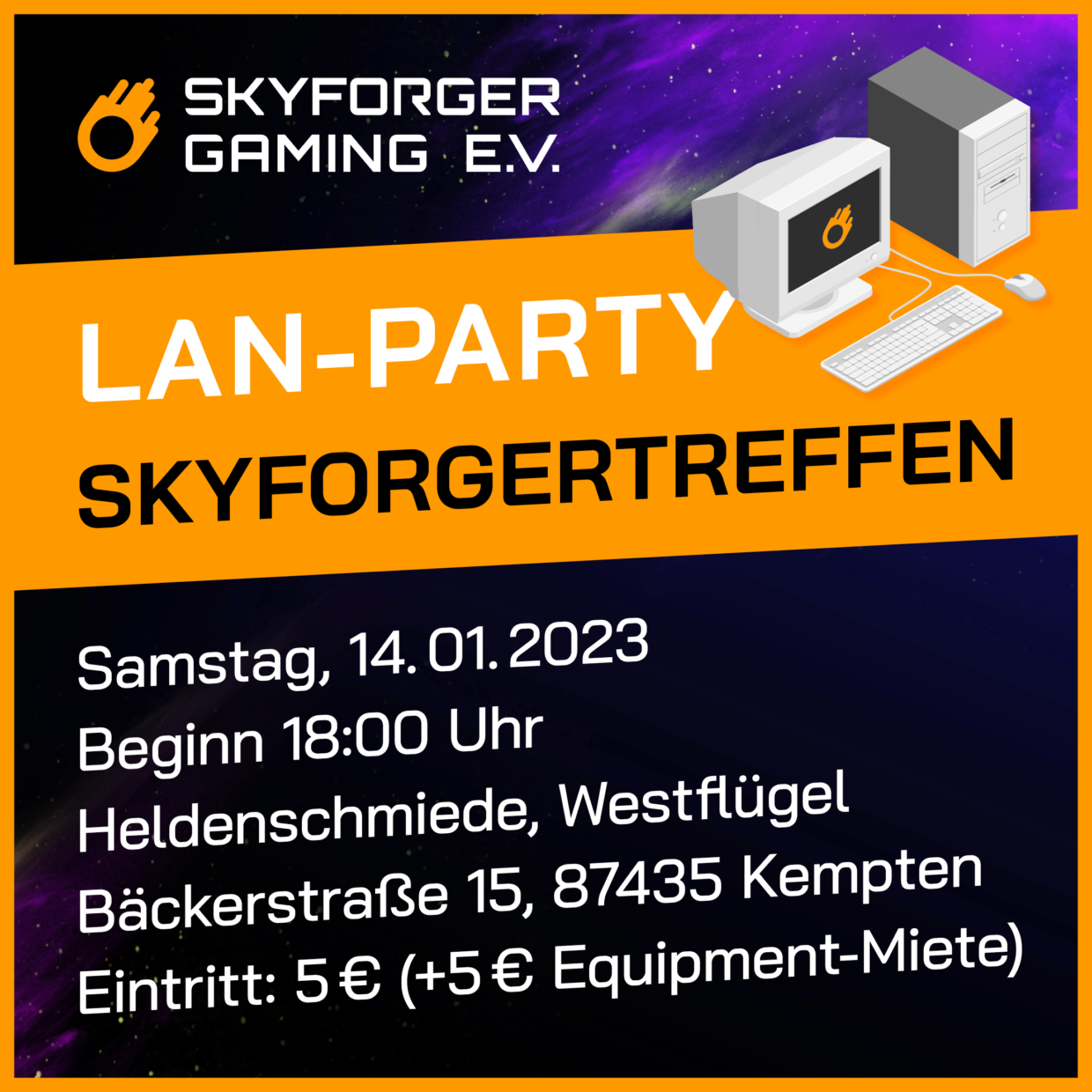 Skyforger LAN-Party Januar 2023