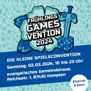 Frühlings Gamesvention 2024 @ evangelisches Gemeindehaus